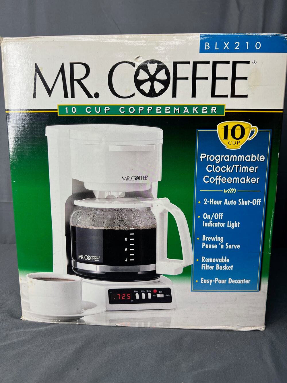 Vintage Mr Coffee Programmable Coffee Maker NIB